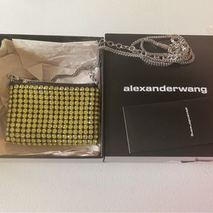 Heiress Chain Pouch Rhinestone Embellished Mesh
Nano